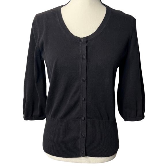 Dress Barn Women’s Black Cardigan Sweater Size M - Picture 1 of 4